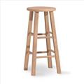International Concepts 1S-530 Round Top Stool - 30 in. sh International Concepts 1S-530 Round Top Stool - 30 in. sh