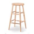 International Concepts 1S-830 30 in. Unfinished Scooped Seat Stool International Concepts 1S-830 30 in. Unfinished Scooped Seat Stool