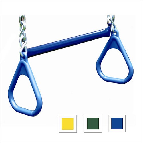 Gorilla Playsets 04-0005-B/B Deluxe Trapeze Bars - Blue