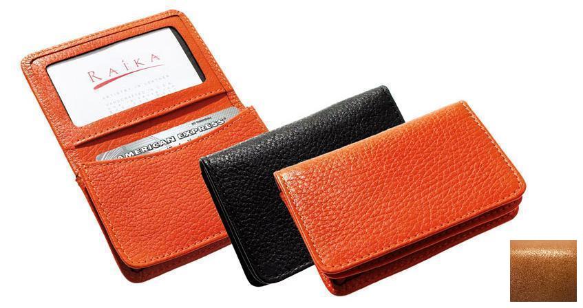 Picture of Raika RM 156 TAN Gusseted Card Case - Tan