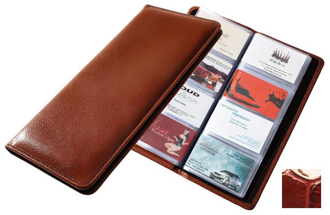 Picture of Raika NI 126 RED 96 Desk Card Case - Red