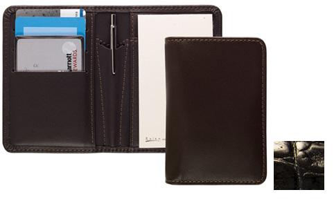 Picture of Raika NI 128 BLK Card Note Case with Pen - Black