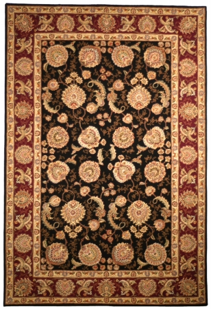 Picture of Safavieh PC131B-8 Persian Court 7.5 ft. x 9.5 ft. Hand Tufted Large Rectangle Rug - Black-Red