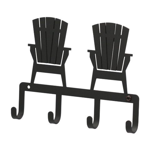 Picture of Village Wrought Iron KH-119 Adirondack Chairs Key Holder