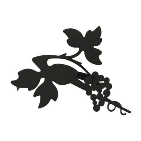 Picture of Village Wrought Iron NR-157 Grapevine Napkin Ring - Black