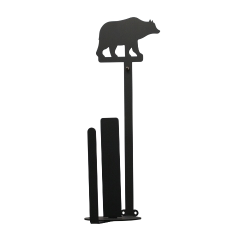 Picture of Village Wrought Iron PT-A-14 Bear Paper Towel Holder