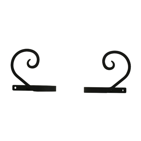 Picture of Village Wrought Iron CUR-TB-103 Scroll Tie Backs
