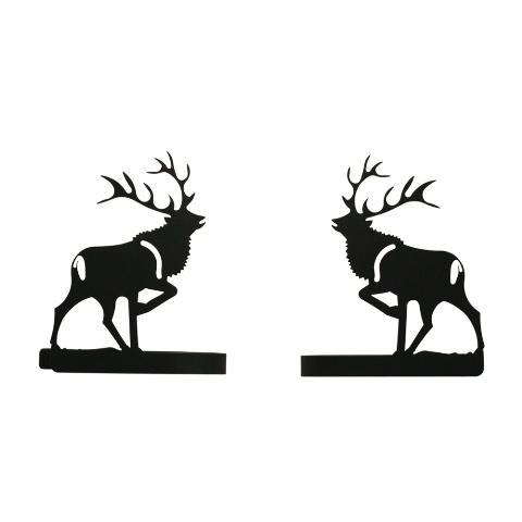 Picture of Village Wrought Iron CUR-TB-201 Elk Tie Backs