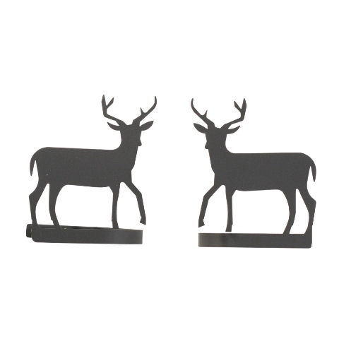 Picture of Village Wrought Iron CUR-TB-3 Deer Tie Backs