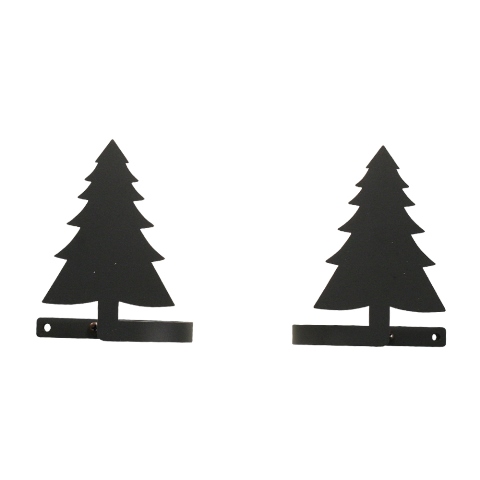 Picture of Village Wrought Iron CUR-TB-42 Pine Tree Tie Backs