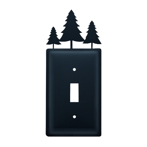 Picture of Village Wrought Iron ES-20 Pine Trees Switch Cover