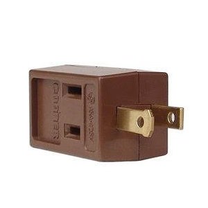 Picture of Cooper Instruments BP4400B BRN 3 Outlet Adapter - Brown - Pack of 5