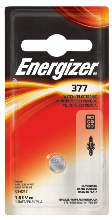 Picture of Energizer - Eveready 377 Watch & Calculator Battery  377BPZ