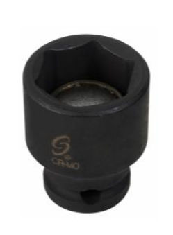 Sunex SUN812MMG .25in. Drive 6 Point Magnetic Impact Socket 12mm
