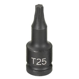 Grey Pneumatic 1/4" Dr x T25 Internal Star Impact Driver Socket (925T)