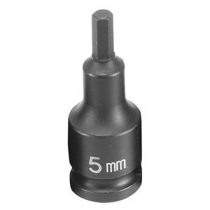 GRE1905M .38in. Drive Metric Hex Driver Impact Socket 5mm