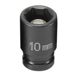 .25in. Drive Standard Metric Magnetic Impact Socket - 10mm