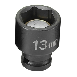 GRE913MG .25in. Drive Standard Metric Magnetic Impact Socket - 13mm