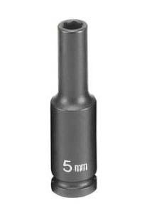 GRE905MDS .25in. Drive 6 Point Metric Deep Impact Socket 5mm