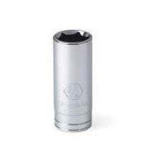 1/4" Drive, 1/2" SAE Socket, 6 Points, drive 6 Pt. Deep,sae,1/4in,1/2in