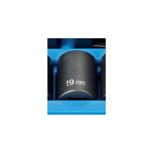 50in. Drive 12 Point Metric Impact Socket 19mm