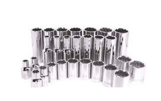 3/8" Drive, 16mm Metric Socket, 12 Points, Chrome 3/8" Drive,16mm,12Pt