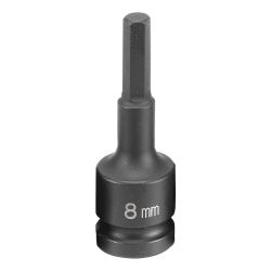 .50in. Drive Metric Hex Driver Impact Socket 8mm