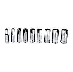 K Tool 22230 Chrome Socket, 3/8" Drive, 15/16", 6 Point, Deep