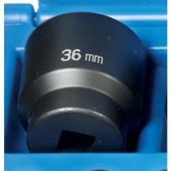.50in. Drive 12 Point Metric Impact Socket 36mm