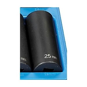 GRE2125MD .50in. Drive 12 Point Deep Metric Impact Socket - 25mm