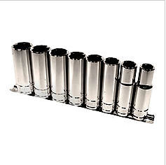 1/2" Drive, 1-1/4" SAE Socket, 6 Points, Chrome,Deep,6 pt.,1/2"Dr,1-1/4