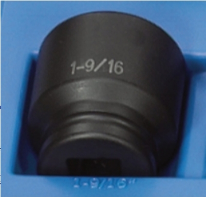 Impact Socket, 3/4 in Drive Size, 1-9/16 in Socket Size, Hex, 6-point, Standard Length