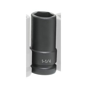 Grey Pneumatic 1" Drive x 1-1/4" Extra-Deep Thin-Wall Socket (4040DT)