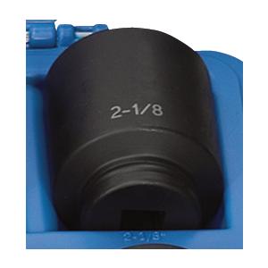 3/4" Drive, 2-1/8" Size, SAE Socket, 6 Points, 2-1/8",3/4"D,6pt. D