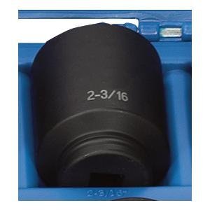 3/4" Drive, 2-3/16" Size, SAE Socket, 6 Points, 2-3/16",3/4"D,6pt. D