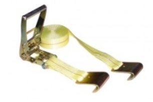 Erickson 10,000-Lb. Ratchet Strap with Flat Hooks and Steel Handle