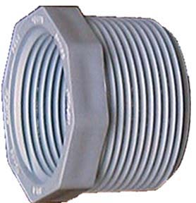 Picture of Genova Products 1-.25 in. X 1 in. PVC Sch. 40 Threaded Reducing Bushings  34340