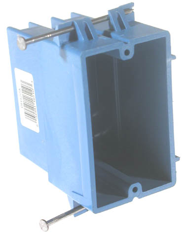 Thomas And Betts  Lamson SuperBlue Hard Shell Single Gang Box