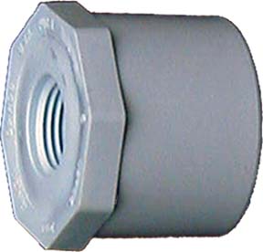.75in. X .50in. PVC Sch. 40 Reducing Bushing