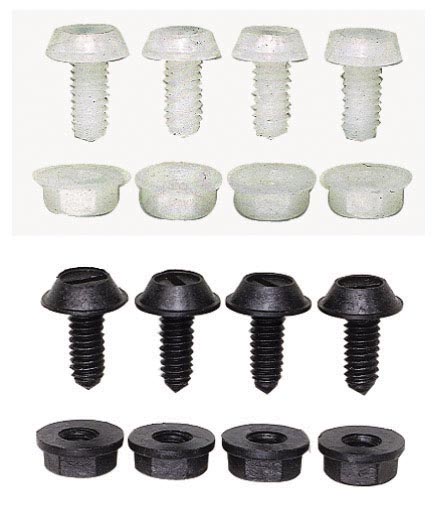 Nylon License Plate Fasteners  93332