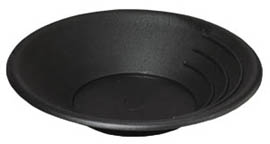 Picture of Estwing Mfg Co. 14in. Black Plastic Gold Pans  BP-14