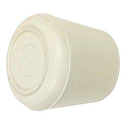 .88in. Black Rubber Leg Tips  9761 - Pack of 24