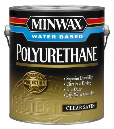 Picture of Minwax 1 Quart Minwax Water Based Satin Polyurethane  63025