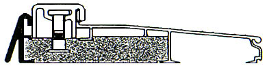 36in. Aluminum Adjustable Thermal Break Threshold