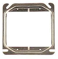 4in. Square Double Gang Raised Box Cover 8779
