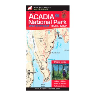 Picture of Map Adventures 103078 Acadia National Park Waterproof Map
