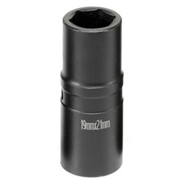 Grey Pneumatic GRE2392D .50in. Drive Thin Wall in.Flipin. Socket - 19mm x 21mm