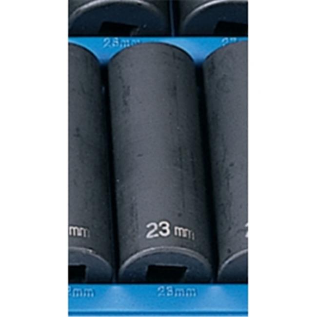 Grey Pneumatic GRE2023MD .50in. Drive Metric Deep Impact Socket - 23mm