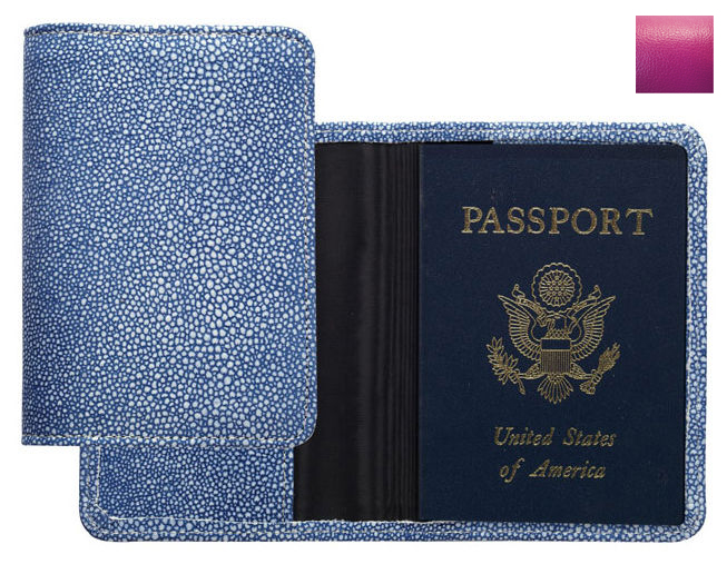 Picture of Raika RO 115 MAGENTA Passport Cover - Magenta