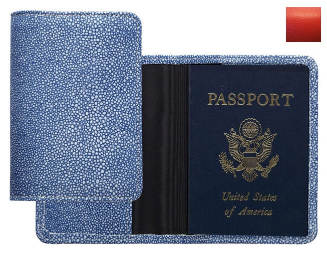 Picture of Raika RO 115 RED Passport Cover - Red